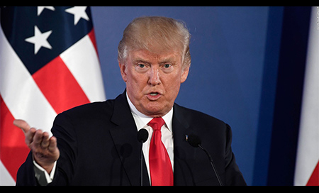 Donald Trump Trump: Vamos a proteger nuestra frontera con nuestro Ejército